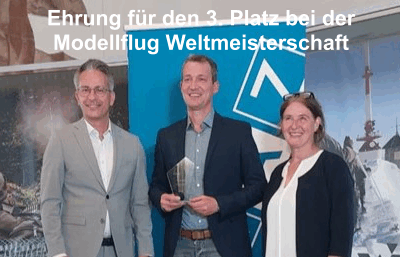 Ehrung der Stadt Graz und die Akaflieg ist mit dabei